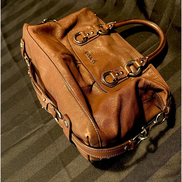 Vintage Pebbled Leather Coach Purse - Picture 3 of 3